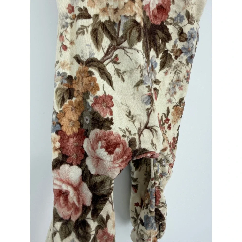 Posh Peanut Baby Girl Dauphine Romper 3-6 Months Floral Boho Earthy Cottagecore
